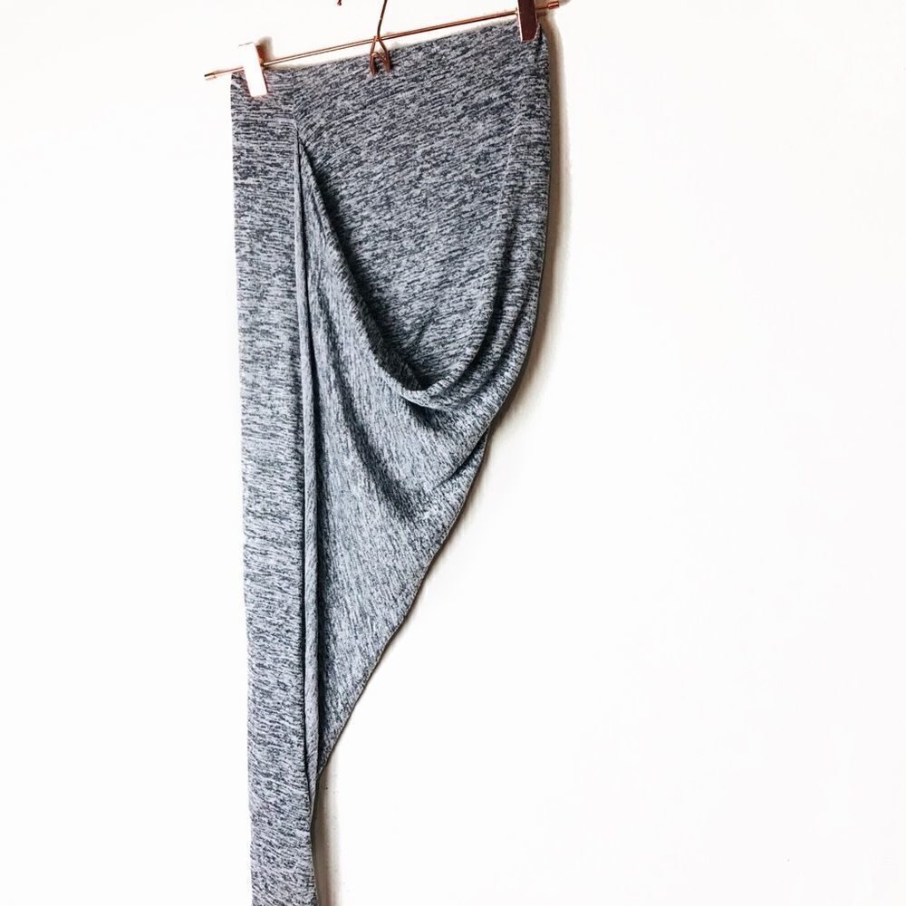 EUC ANGL Heather Gray Asymmetrical Skirt Small